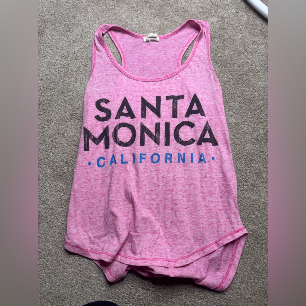 Hybrid & company Pink 'Santa Monica California' Tank